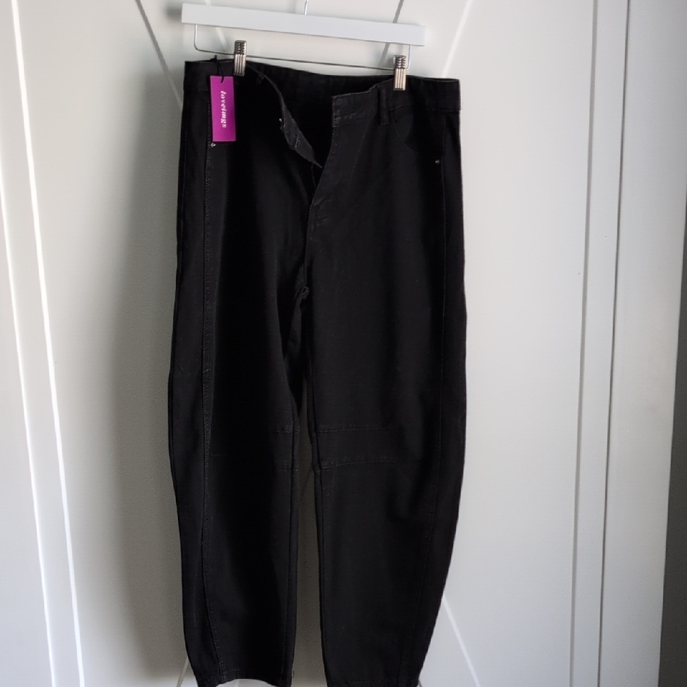 Women's Black Chino Pants